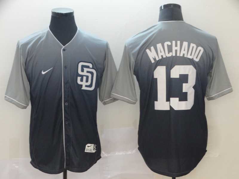 Padres 13 Manny Machado Gray Drift Fashion Jersey (1),We sell and wholesale Padres 13 Manny Machado Gray Drift Fashion Jersey (1) on line form chian!